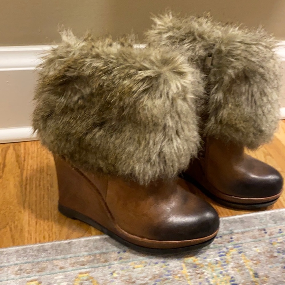 Fuzzy boots